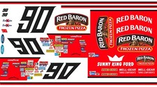  90 Kenny Schrader Red Baron Thunderbird 1/64th Waterslide Decals