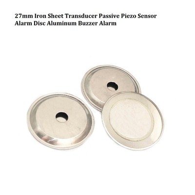 27mm Aluminum Cover Transducer Piezo Elements Disc Buzzer Sounder Sensor Copper