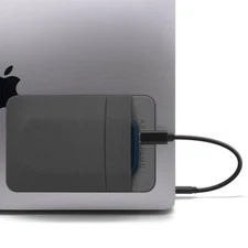 Afterplug 2-Pocket Adhesive Pouch for Laptop Compatible with External Portabl...