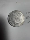 1884 s morgan silver dollar bu   rare high grade           Lot #763