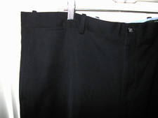 BOBBY JONES NANOTEX GOLF SHORTS SZ 42 X 10" NAVY BLUE FLAT FRONT ALL POLY EUC