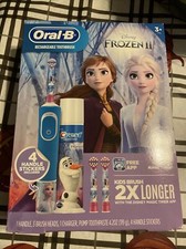 NEW Disney Frozen II Oral-B Stages Vitality Rechargeable Toothbrush Exp 06/30/21