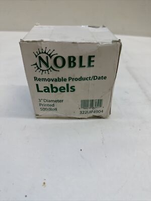 500ct Removable Labels Stickers 3'' Round day dots food Nobel Labels