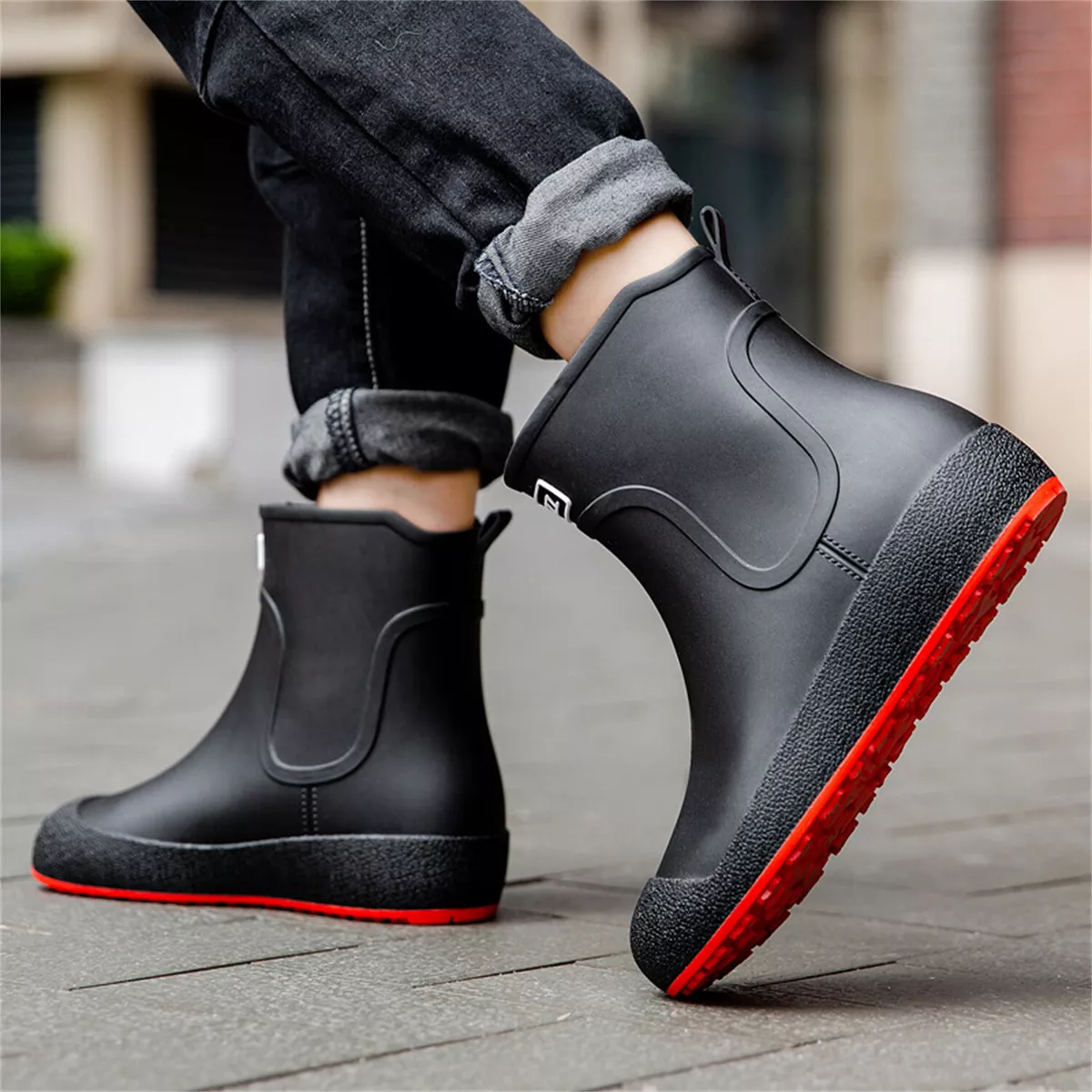 Ankle rubber boots store