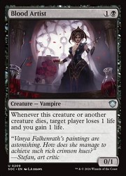 Blood Artist 209 Commander: Secrets of Strixhaven Uncommon MTG