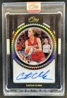2025 One and One WNBA Caitlin Clark Signature Series Holo Gold Laser Auto #/10