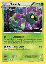 Cradily Rare Plasma Blast 4/101 LP on eBay
