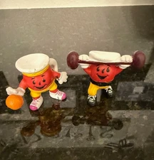 Lot of 2 Vintage 90's Kool Aid Man Sport PVC Figures Kraft General Foods