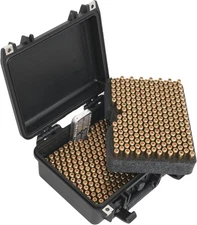 Case Club Waterproof Ammo - 456 Rounds of 5.56 | .223, Long Term black 