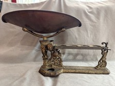 Antica bilancia a sfera Henry Troemner in ottone ornato 1877 n. 44