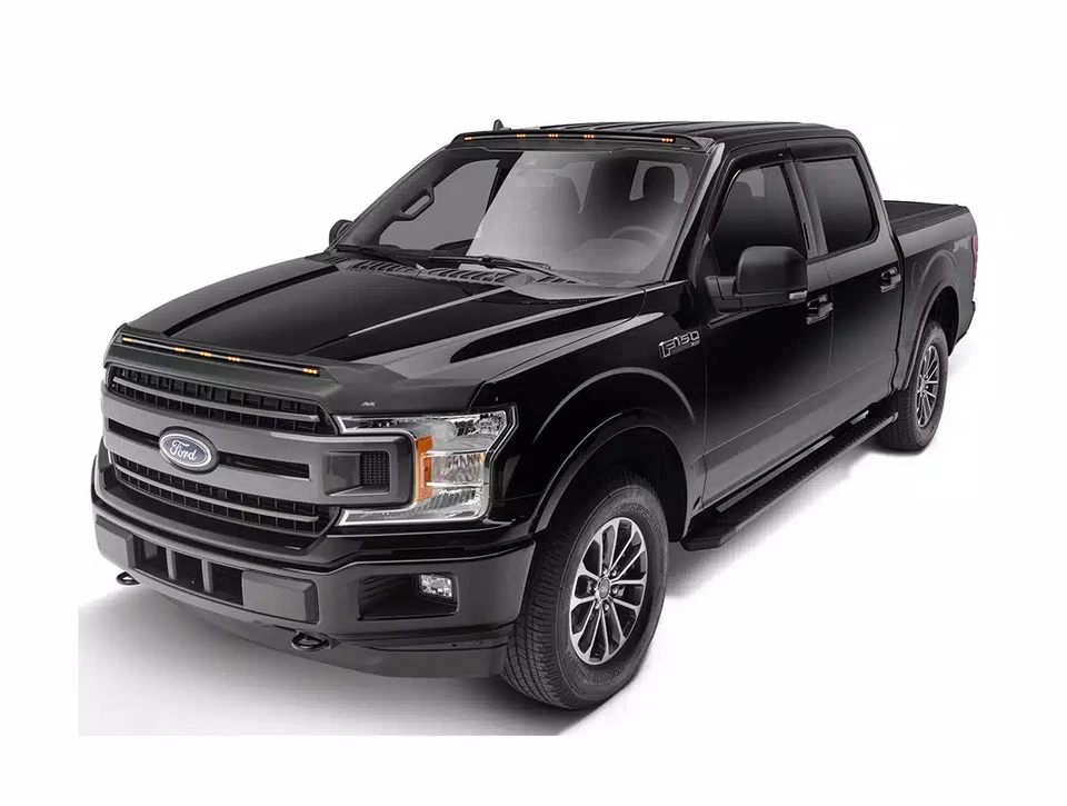 AVS Lo Profile Ventvisors Fit 16-24 Nissan Titan XD, 17-24 Titan Crew Smoke 4Pc Foto 4 de 4