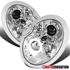 Fit 2002-2006 Mini Cooper R50 R53 05-08 R52 Led Halo Projector Headlights Lamps