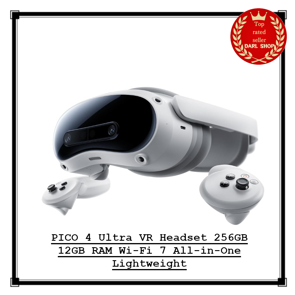 PICO 4 Ultra VR Headset 256GB 12GB RAM Wi-Fi 7 All-in-One