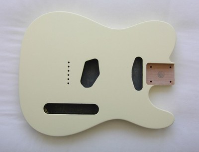 TELECASTER Guitar BODY /2-Piece ALDER /CREAM (Fender, Warmoth TELE Specs