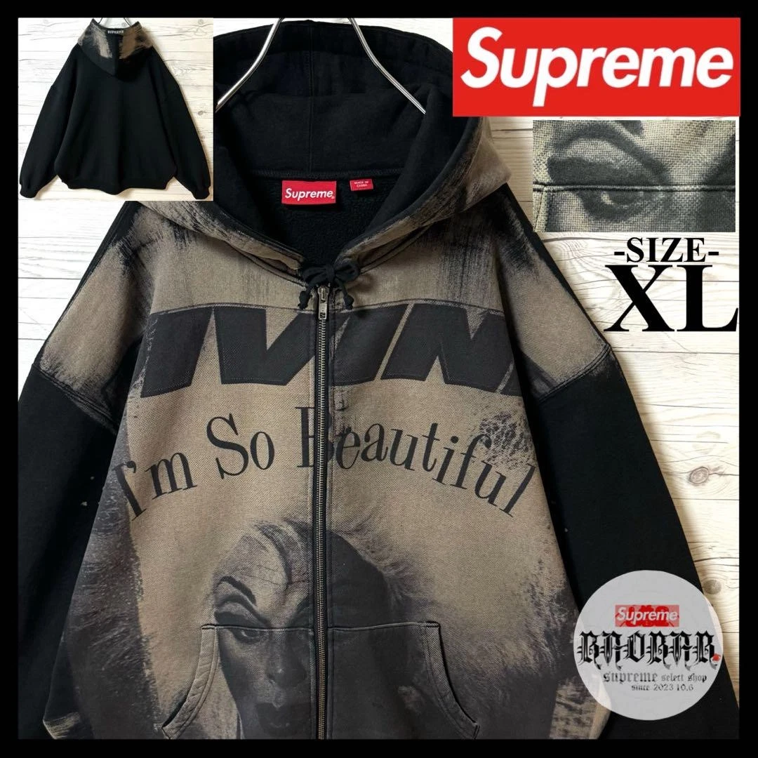 Parka Supreme Homme XL Drag Queen Divine Noire Iconique Streetwear Rare Occasion Limitée