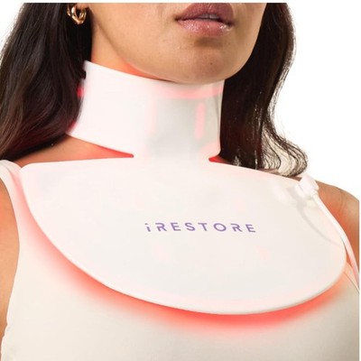 iRestore Illumina LED Neck Chest Anti Aging Mask 230 LEDs White