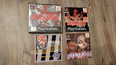 Metal Gear Solid PlayStation 1 PS1 Original OVP/CIB PAL dt. komplett Sehr gut