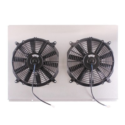 For 73-87 Chevy C/K C10 C20 C30 K10 K20 K30 Pickup Electric Radiator Fans Shroud