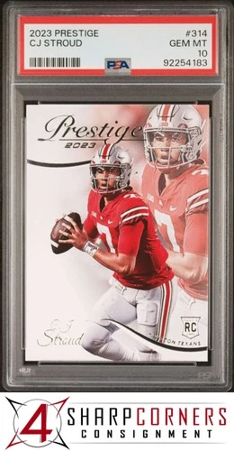 2023 PANINI PRESTIGE #314 CJ STROUD RC PSA 10