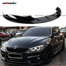 For 14-20 Bmw F32 F33 F36 4 Series M Sport Front Bumper Lip Splitter Gloss Black For 14-20 Bmw F32 F33 F36 4 Series M Sport Front Bumper Lip Splitter Gloss Black