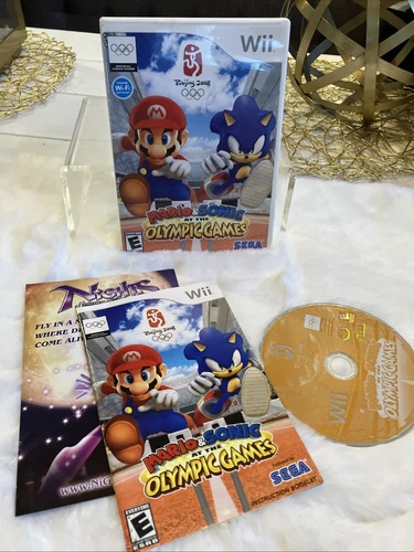 Mario & Sonic at the Olympic Games - Nintendo Wii Tested & Complete W Manual