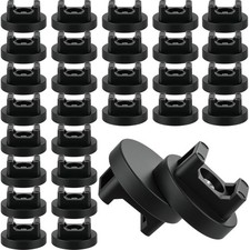 30 Pcs Magnetic Zip Tie Mount Base Black Magnetic Cable Clips Wire Holder Mul...