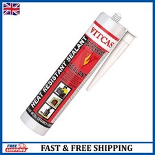 Vitcas Heat Resistant Sealant Cartridge 1300C 310ml HRS Hi Temp