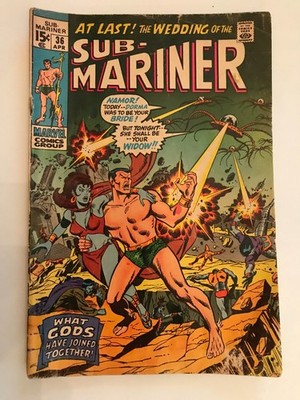 Sub-Mariner #36  April 1971 Marvel Comics