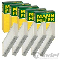 5X Mann-Filter CU 22 016 Innenraumfilter Pollenfilter 5-STÜCK!