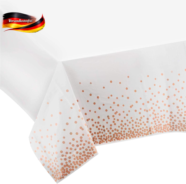 Einweg Kunststoff Tischdecke Rechteckig Wasserabweisend FüR Party Hochzeit 137X2-image
