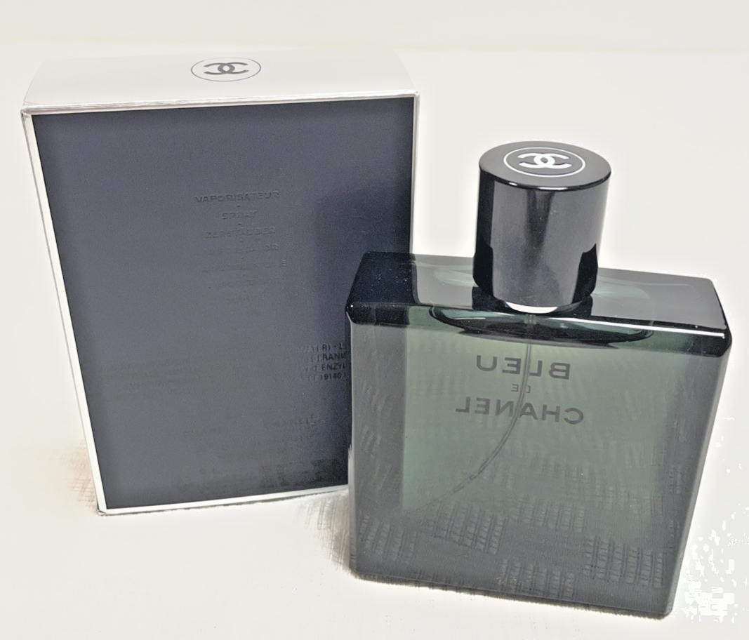 Bleu de CHANEL Eau de Toilette Spray Men, 3.4 oz (100ml) NEW IN