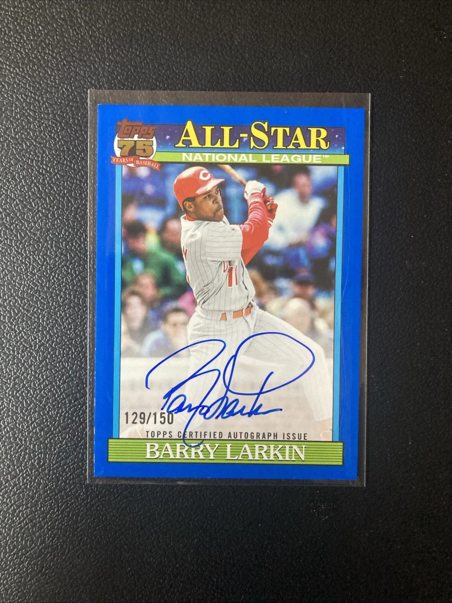 Barry Larkin Baseball Serial Numbered Sports Trading Cards