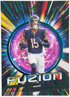 2025 Panini Luminance Rome Odunze Fuzion /10 Bears