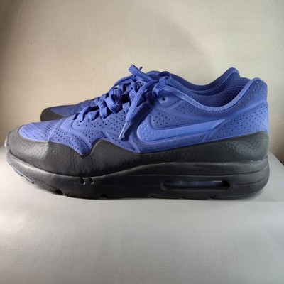 Nike Air Max 1 Ultra Moire 705297-500 Violet Persian Purple Black Sz 13 Sneakers