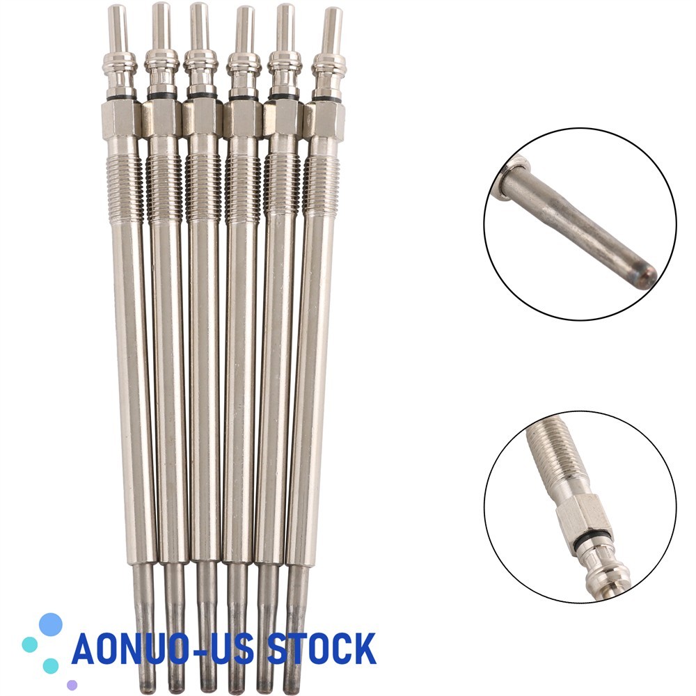 6x 8mm Glow Plugs 68102087AA Fits For Dodge Sprinter 2500 Jeep 3.0 V6 Diesel