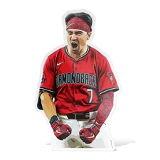 Corbin Carroll Arizona Diamondbacks Glossy Sticker Vinyl Laminate, Self Adhesive