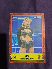 2025 Topps X Bape Wwe Red Camo Liv Morgan /199