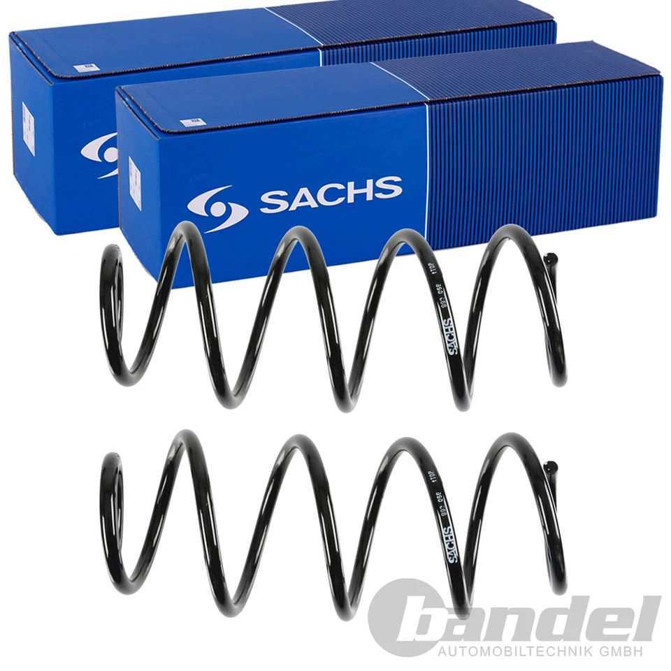 2X SACHS FAHRWERKSFEDERN VORNE PASSEND FÜR SEAT IBIZA TOLEDO SKODA RAPID VW