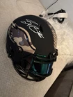 Philadelphia Eagles Salute to Service Signed Helmet Beckett Auth Saquon Barkley