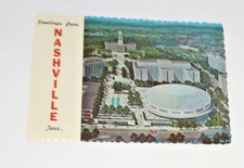 Postcard Greetings From Nashville Tennessee Nashville Municipal Auditorium