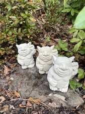 Ornamenti da giardino - Orco x 3 in cemento/cemento