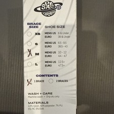 2.0 - Quick Lace Ankle Brace - Single  Size: Medium  Color: Black  Fo...