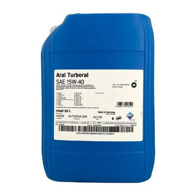 ARAL Turboral 15W-40 Motoröl, Mack EO-M Plus, CAT ECF-2, MAN M 3275, 20 Liter