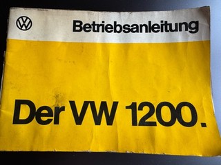 VW Käfer 1200 8/74 Betriebsanleitung