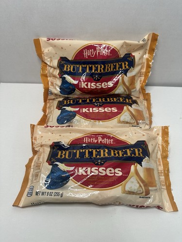 Harry Potter Butterbier Hershey’s Kisses. Ideal zu Ostern! BB 11/2025 3 Packungen - Bild 2 von 4