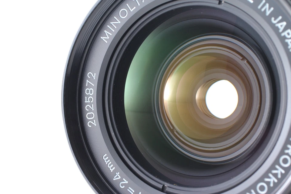 [Quase em perfeito estado] Lente Minolta MC W.ROKKOR-SI 24mm f/2.8 grande angular MF do Japão - Imagem 2 de 4