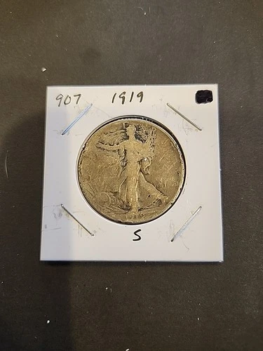 1919-S Walking Liberty Half Dollar Good Condition