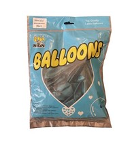 12" Pearl peacoke blue Latex Balloons, 50 Count Party Balloons for Decorations