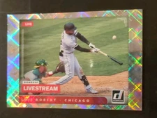 ⚾ 2021 Donruss Luis Robert Livestream Diamond Parallel LS2 Chicago White sox MT⚾