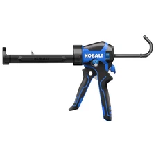 Kobalt Dual Thrust 10 oz Anti-Drip Smooth Rod Caulk Gun Heavy-Duty Sealant